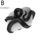 Original Airpods Case Winding Snake Resin Shell Cover For AirPods Pro 2/AirPods Pro/AirPods 3 Earphone Protection Case