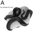 Original Airpods Case Winding Snake Resin Shell Cover For AirPods Pro 2/AirPods Pro/AirPods 3 Earphone Protection Case