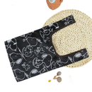 Black Snoopy-patterned reusable shopping bag.