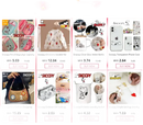 Snoopy-themed merchandise.