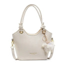 ChicZip PU Crossbody Bag - Beige