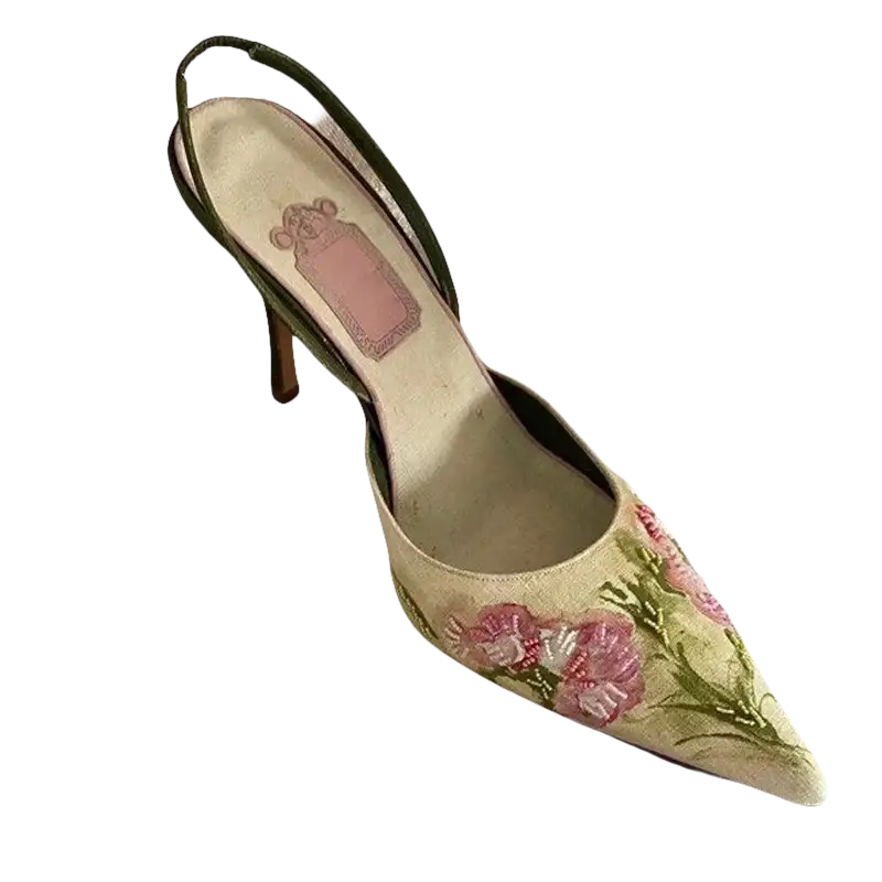 Sweet Summer Flower High Heels Women S2025 Collection