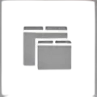 Overlapping windows interface.