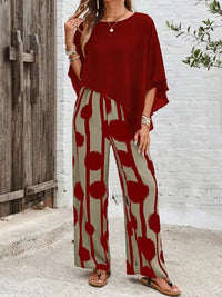 Summer Chic Trousers Suit