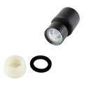 Faucet filter components.