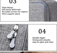 Cable Storage Bag Waterproof Digital Electronic Organizer Portable USB Data Line Charger Plug Storage Bag Travel Cable