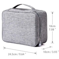 Cable Storage Bag Waterproof Digital Electronic Organizer Portable USB Data Line Charger Plug Storage Bag Travel Cable