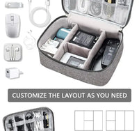 Cable Storage Bag Waterproof Digital Electronic Organizer Portable USB Data Line Charger Plug Storage Bag Travel Cable