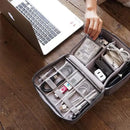 Cable Storage Bag Waterproof Digital Electronic Organizer Portable USB Data Line Charger Plug Storage Bag Travel Cable