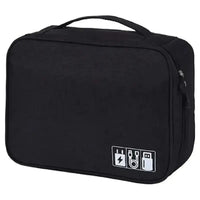 Cable Storage Bag Waterproof Digital Electronic Organizer Portable USB Data Line Charger Plug Storage Bag Travel Cable