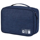 Cable Storage Bag Waterproof Digital Electronic Organizer Portable USB Data Line Charger Plug Storage Bag Travel Cable