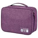 Cable Storage Bag Waterproof Digital Electronic Organizer Portable USB Data Line Charger Plug Storage Bag Travel Cable