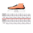 Foot size chart.