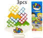 Tetra Stack Challenge: Fun for All Ages! - Portable / 16blocks3pcs