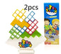 Tetra Stack Challenge: Fun for All Ages! - Portable / 16blocks2pcs