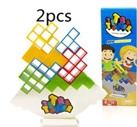 Tetra Stack Challenge: Fun for All Ages! - Portable2pcs / 48blocks