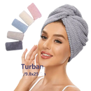 Hair-drying turban.