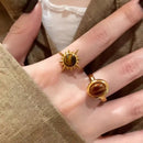 Golden Tigereye Elegance Ring for Women
