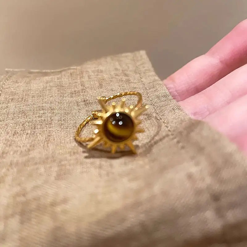 Sun Flower Ring Opening