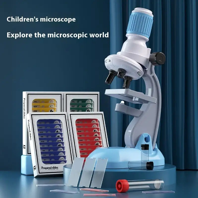 Tiny Scientists Big Dreams Two Toy 1200x Microscope Set