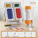 Microscope 1200 Times Professional Scientific Equipment Elementary School Educational Toys - Handheld Orange Bracket