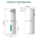 Automatic Touchless Foaming Soap Dispenser 380ml 4 Level Adjustable USB Rechargeable Electric Wall Mounted for Bathroom