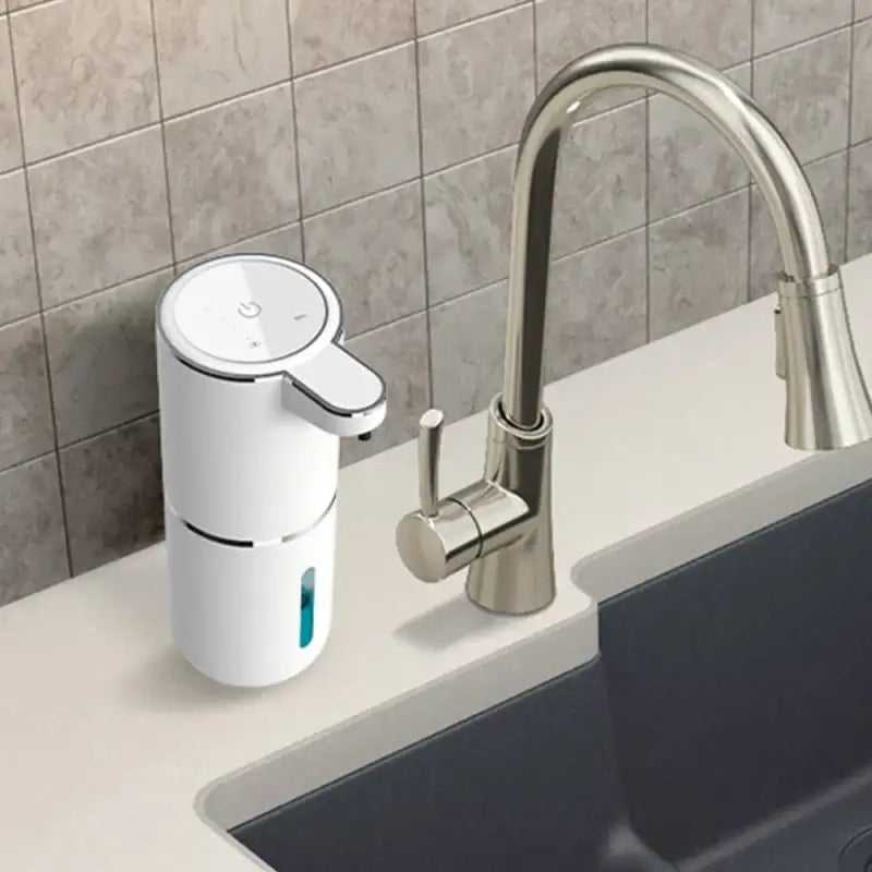 Automatic Touchless Foaming Soap Dispenser 380ml 4 Level Adjustable USB Rechargeable Electric Wall Mounted for Bathroom