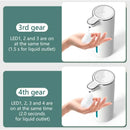 Automatic Touchless Foaming Soap Dispenser 380ml 4 Level Adjustable USB Rechargeable Electric Wall Mounted for Bathroom