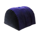 Inflatable purple and black Toughage Tri Cushion wedge-shaped pillow for comfy support
