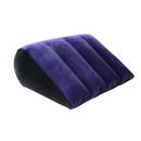 Inflatable purple toughage tri-cushion with dimensions, a trendy multifunctional pillow toughage