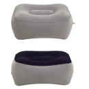 Inflatable gray footrest from Toughage Tri-Cushion, a trendy multifunctional pillow toughage