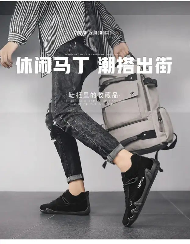 Men’s outdoor sports hiking shoes four season new anti slip comfort work shoes fashion youth casual trendy shoes male’s