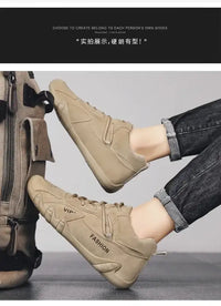 Men’s outdoor sports hiking shoes four season new anti slip comfort work shoes fashion youth casual trendy shoes male’s