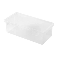 Transparent plastic desktop storage container perfect for Transplo Box pasta and pen shenanigans