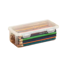 Transplo Box transparent plastic desktop storage for pens and pasta, trendy and clear