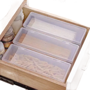 Transplo Box transparent plastic desktop with trendy pasta storage in clear containers