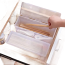 Transplo Box organizer box with transparent plastic desktop for kitchen items storage
