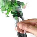 Clear cellophane bag.