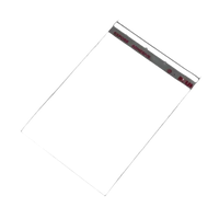 Clear plastic adhesive bag.
