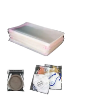 Clear plastic resealable bags in various sizes.