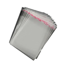 Stack of clear adhesive bags.