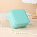 Portable Mini Jewelry Storage Box Travel Organizer Jewelry Case Leather Storage Earrings Necklace Ring Jewelry