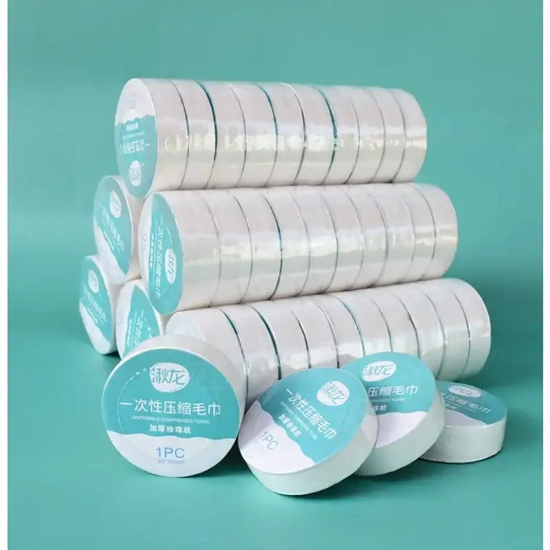 TravelEase 10PCS Quick-Dry Compressed Towels Set