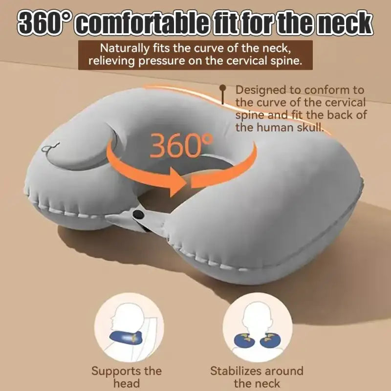 TravelMate Inflatable U-Pillow