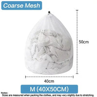 Mesh Laundry Bag - Machine Washable Travel and Laundry Use with Drawstring Closure for Blouses Hosiery and Underwear