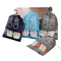 Drawstring shoe bags.