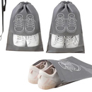 Gray shoe storage bags.