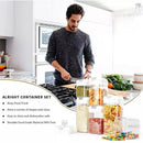 Lock & Load Food Storage Set - White / 6piece set