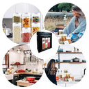 Lock & Load Food Storage Set - White / 6piece set