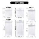 Lock & Load Food Storage Set - White / 6piece set